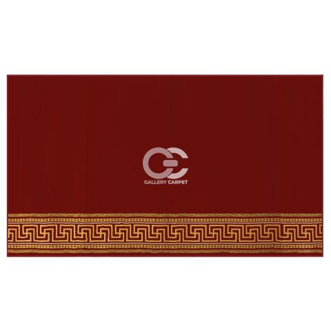 Sajadah masjid merk Platinum motif Versace warna merah kode 055 posisi horizontal