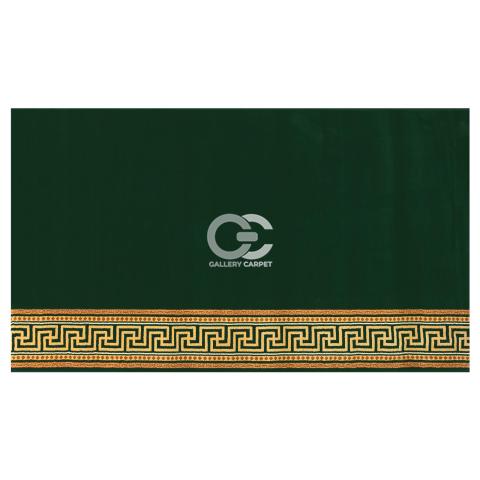 Sajadah masjid merk Platinum motif Versace warna hijau kode 055 posisi horizontal