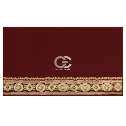 Sajadah masjid merk Super Royal motif wajik warna merah kode 7676A posisi horizontal