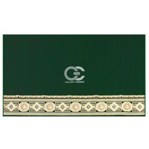Sajadah masjid merk Super Royal motif wajik warna hijau kode 7676A posisi horizontal