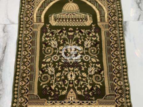Karpet Sajadah Satuan buatan Turki merk Kings Palace (Turki) warna hijau 3 dan motif klasik